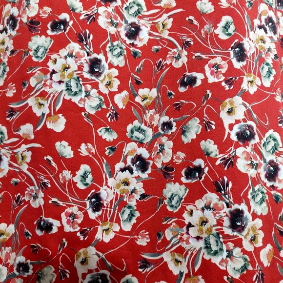 Antonio Melani Womens Size 2 Fitted Pencil Skirt Floral Lined Waistband Back Zip - Picture 3 of 11